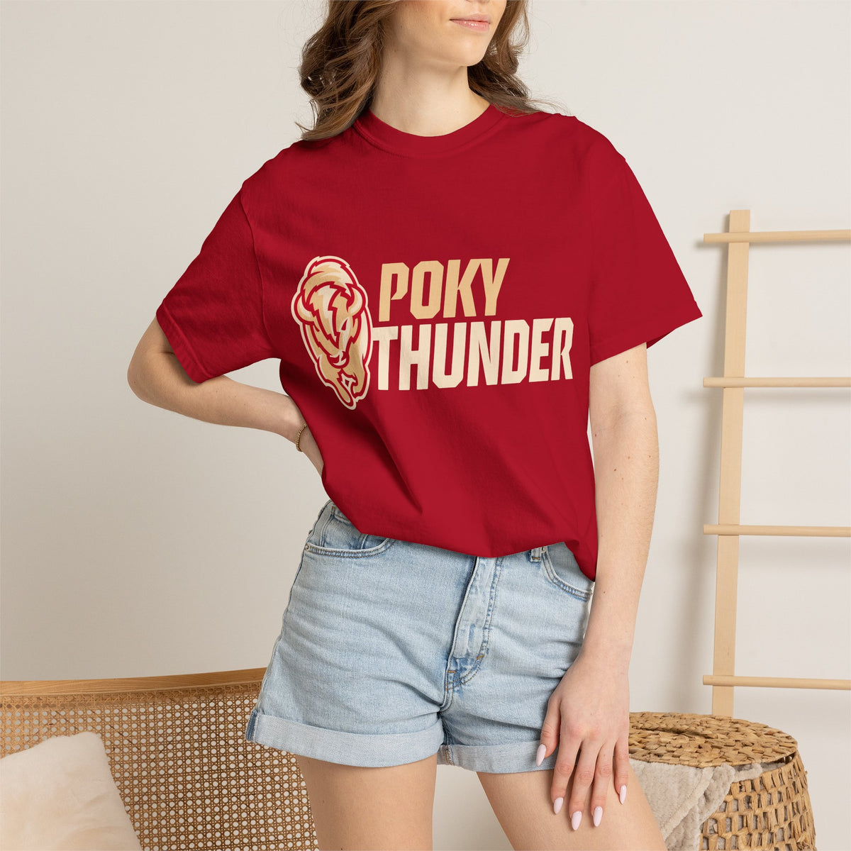 Pocatello High School Thunder T-Shirt | tan design tee