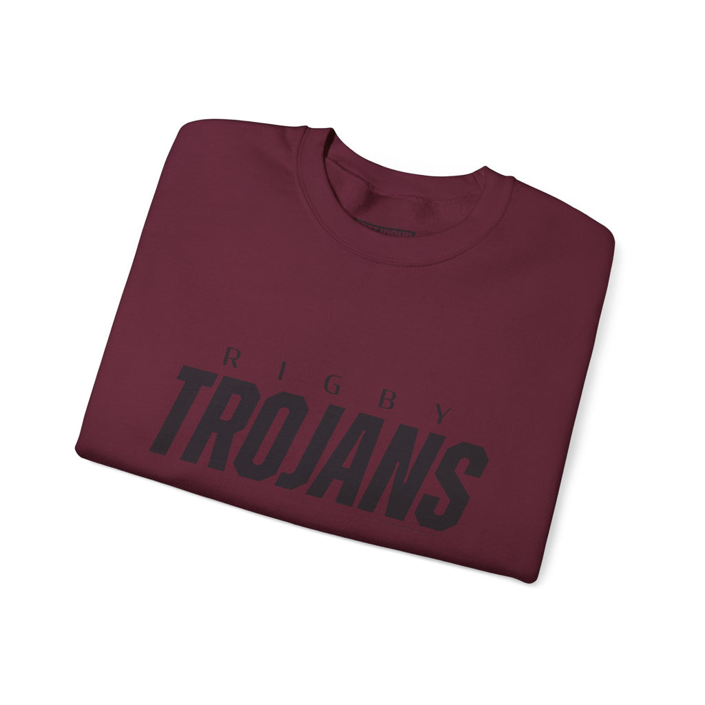 Rigby Trojans Crewneck Sweatshirt | School Spirit, in neon for theme nights