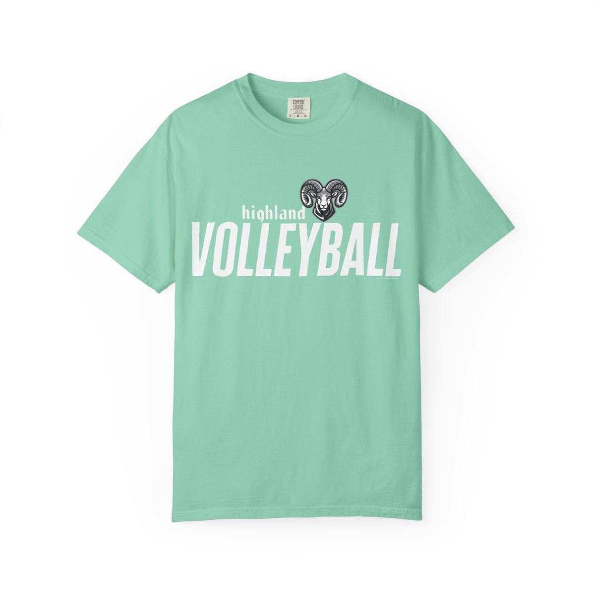 Highland High School Rams T-Shirt | volleyball tee