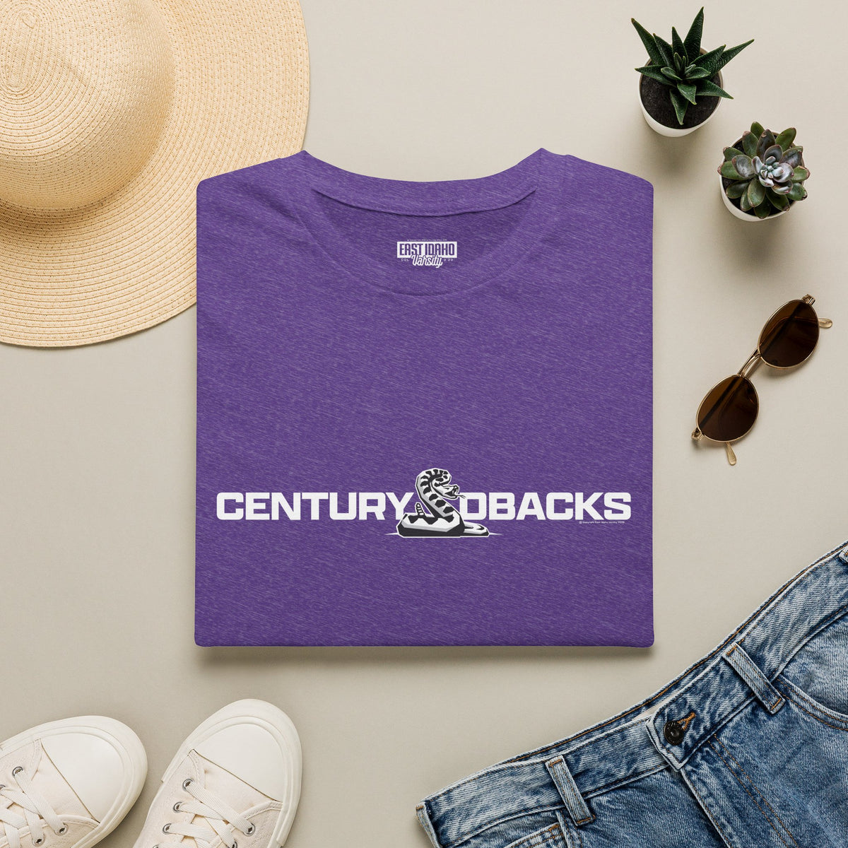 Copy of Century Diamondbacks T-Shirt | snake and school logo