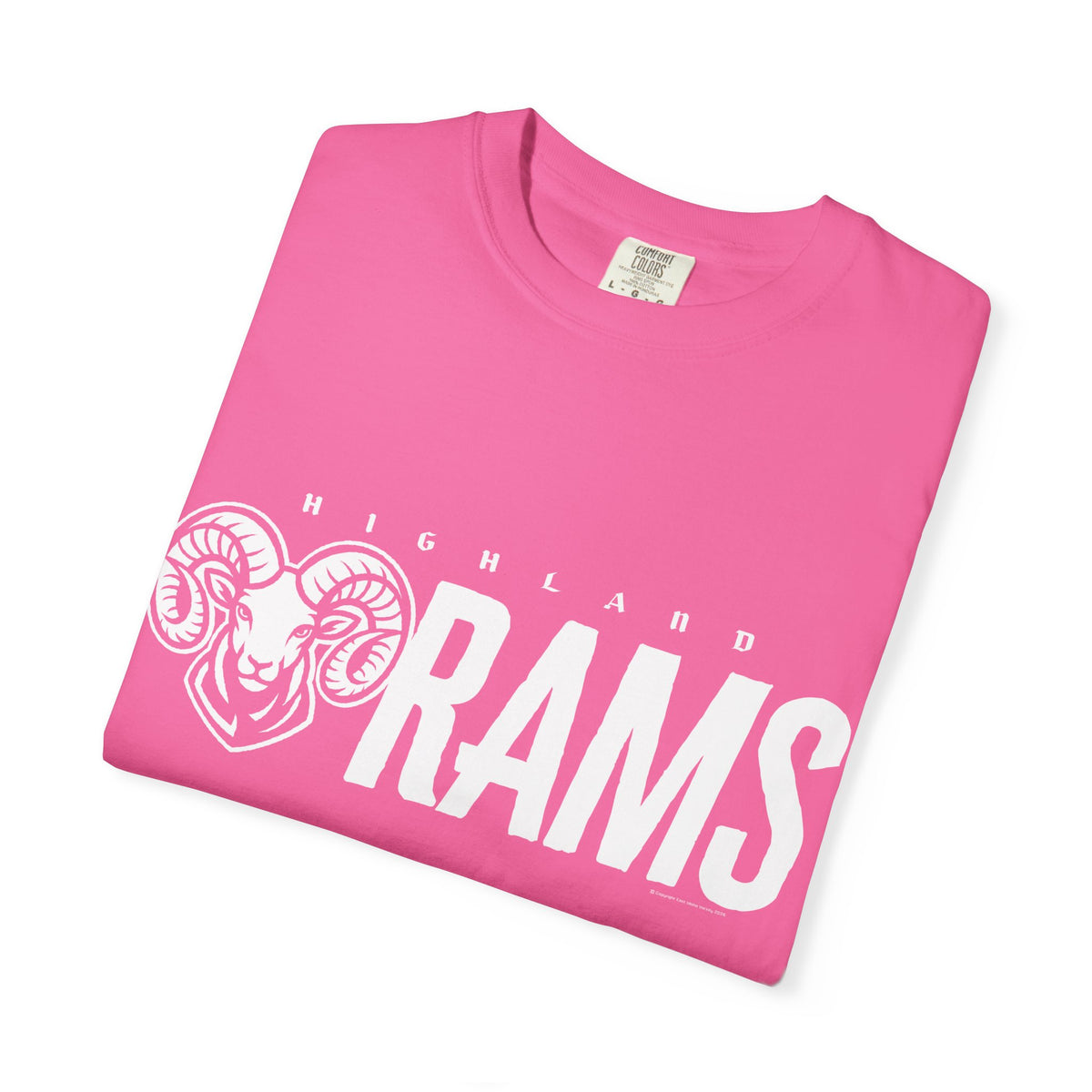 Highland High School Rams T-Shirt | Big Rams tee