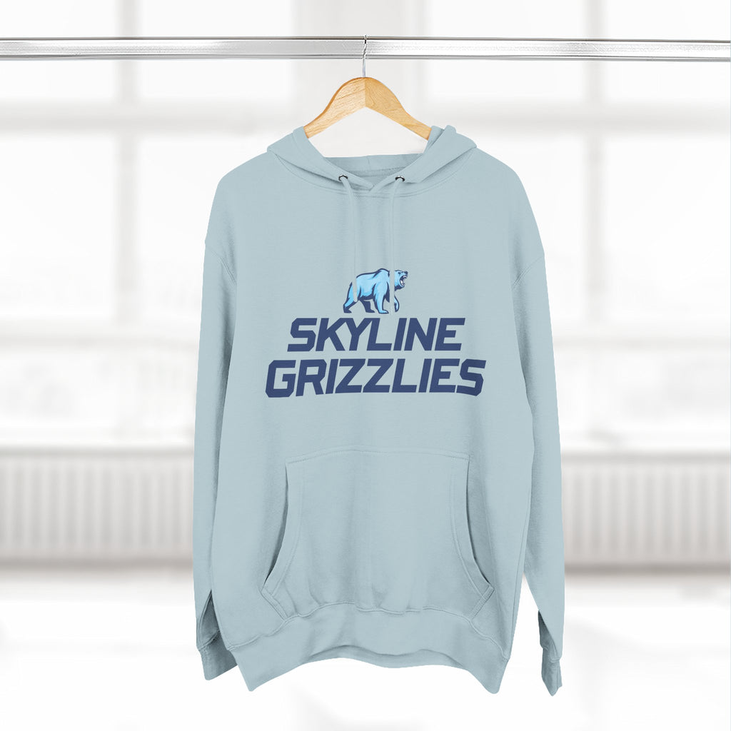 Skyline High School Grizzlies Logo Hoodie