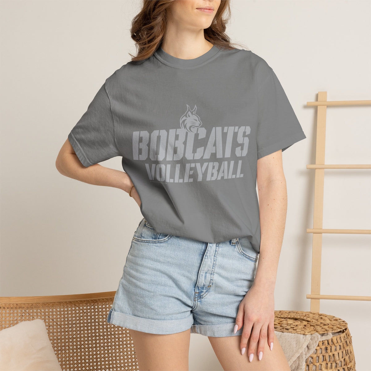 Madison High School Bobcats T-Shirt | volleyball tee