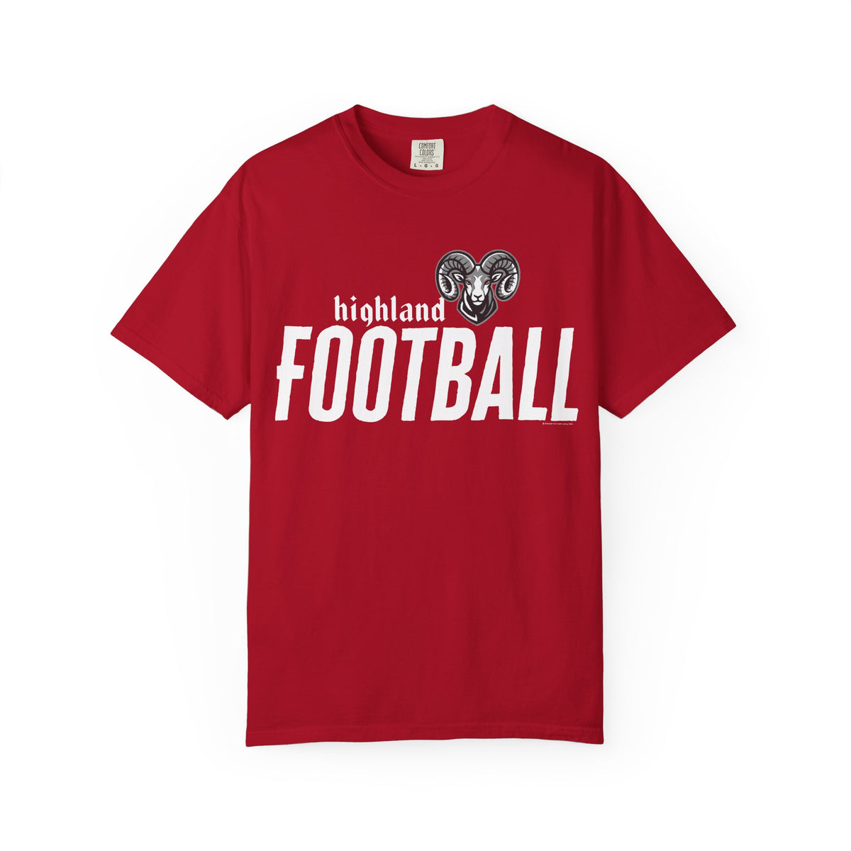 Highland High School Rams T-Shirt | football tee