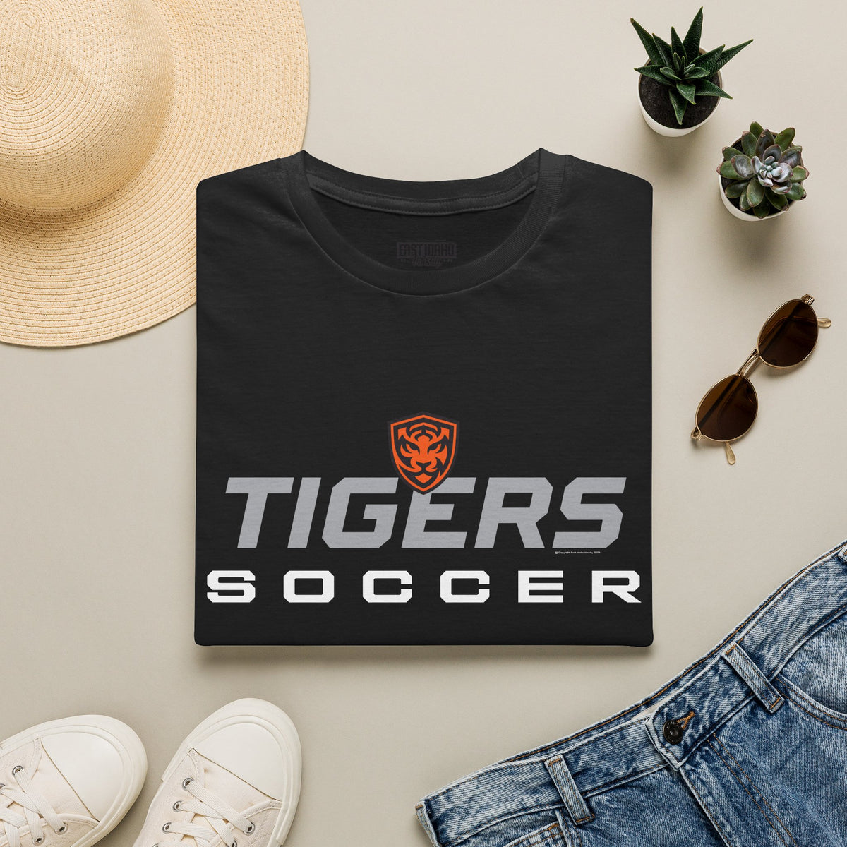 Idaho Falls High School Tigers T-Shirt | soccer graphic