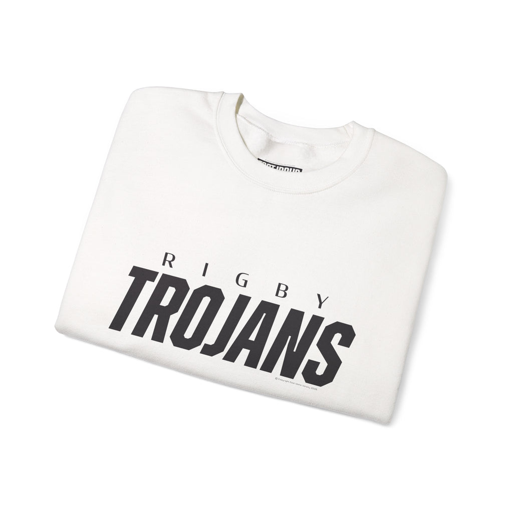 Rigby Trojans Crewneck Sweatshirt | School Spirit, in neon for theme nights
