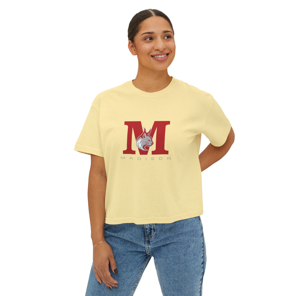 Madison High School Bobcats | Women's Boxy Tee