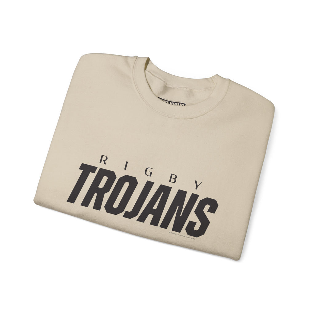 Rigby Trojans Crewneck Sweatshirt | School Spirit, in neon for theme nights