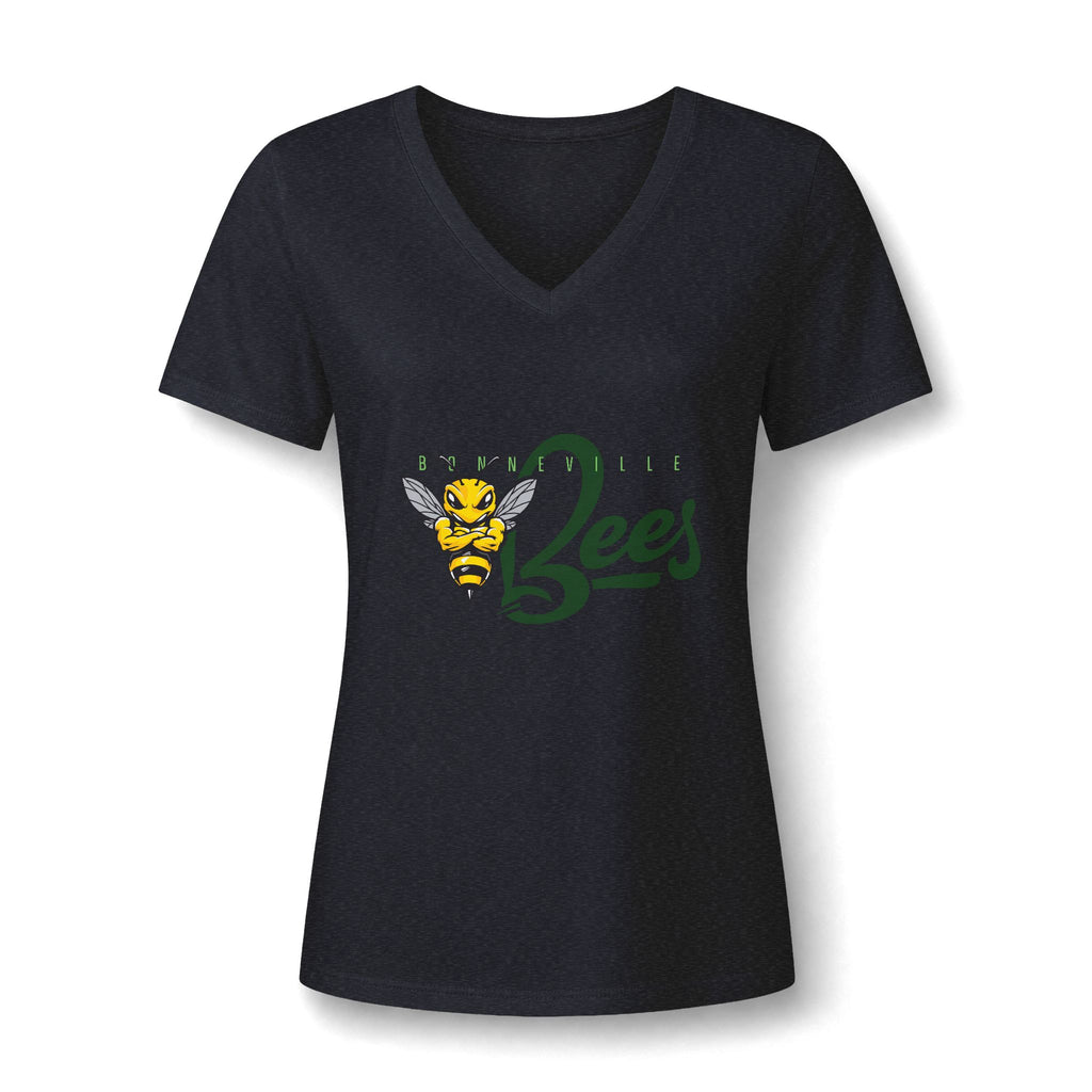 Bonneville High School Bees | Logo V-Neck Tee