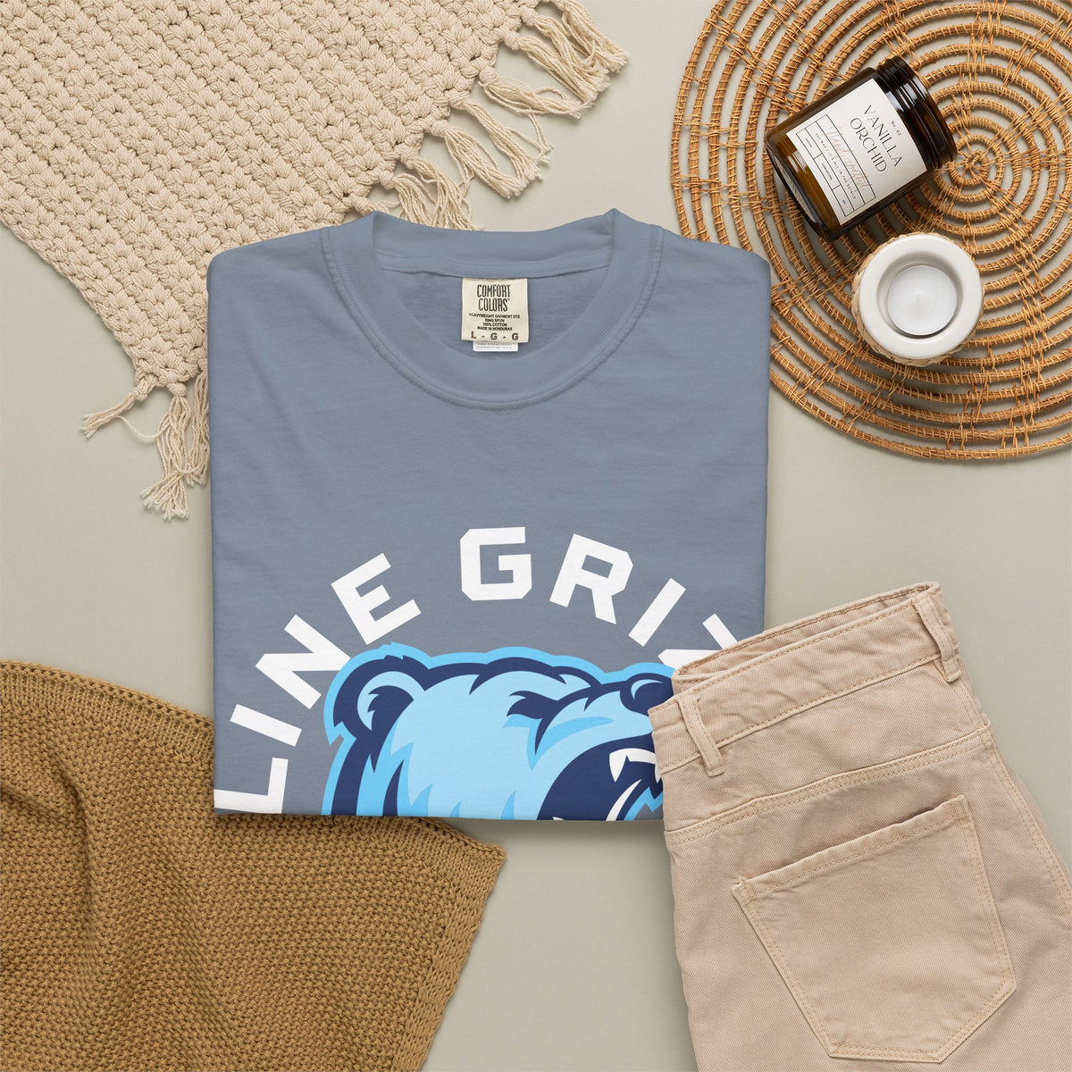 Skyline High School Grizzlies T-Shirt | circle tee
