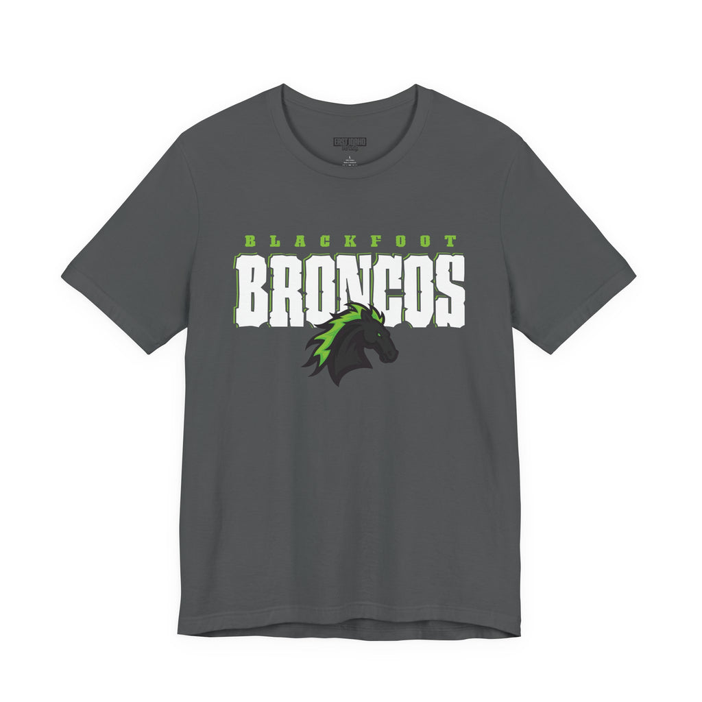 Blackfoot High School Broncos Tee | Big Word Shirt