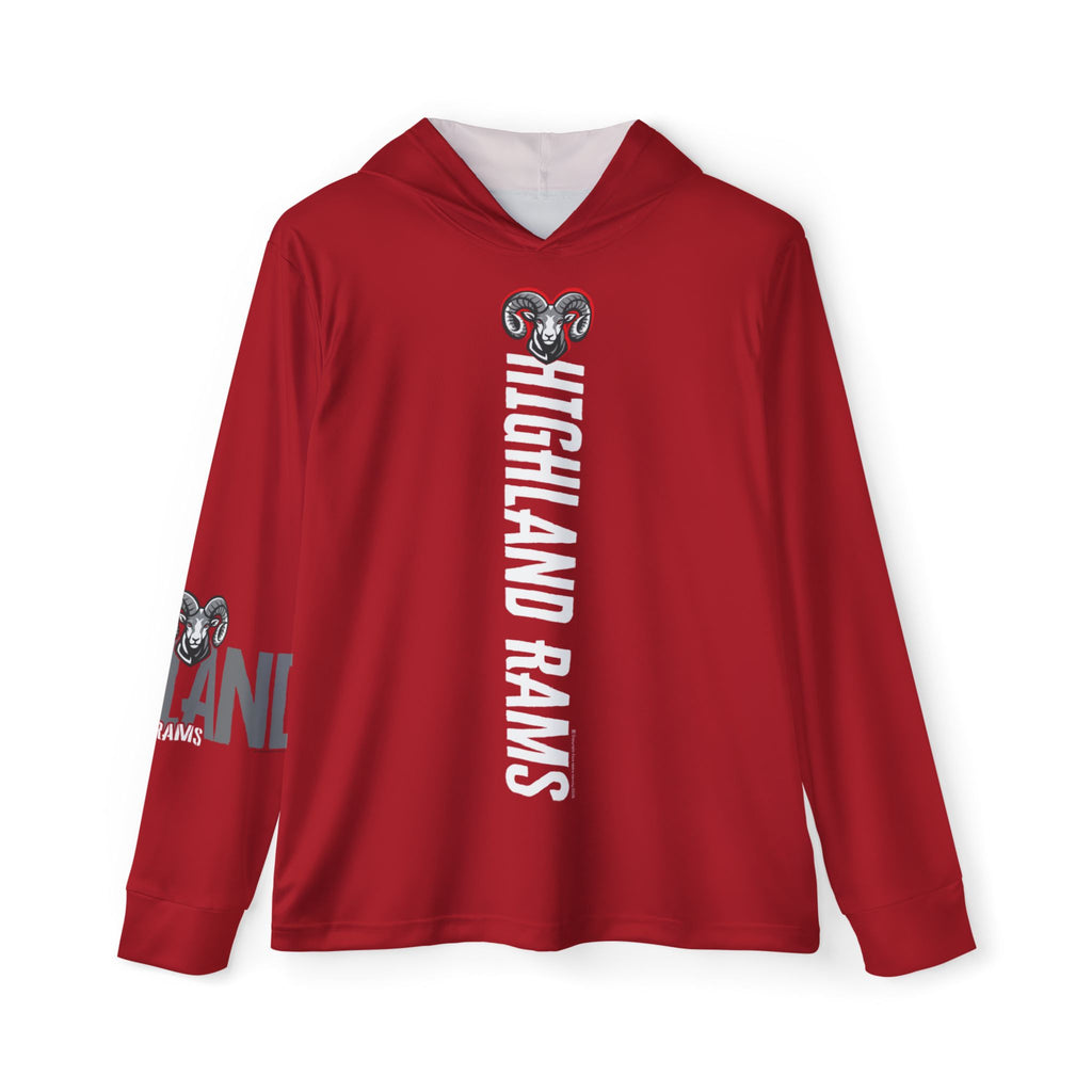 HighlandHigh School Rams All-over-print hoodie | red warmup
