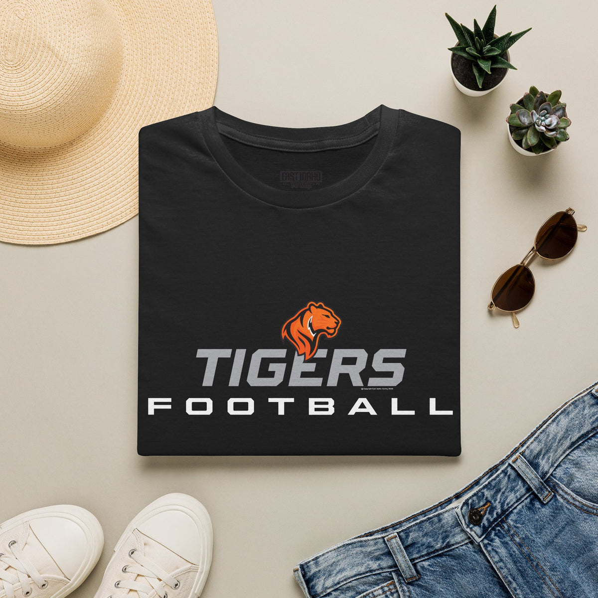 Idaho Falls High School Tigers T-Shirt | football graphic