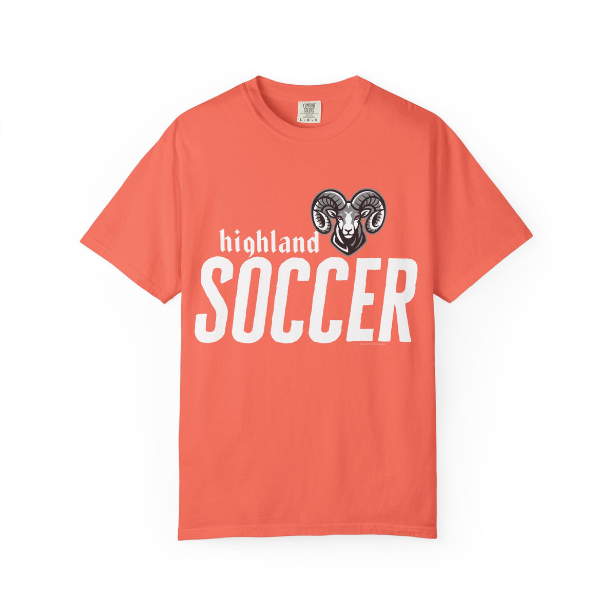Highland High School Rams T-Shirt | soccer tee