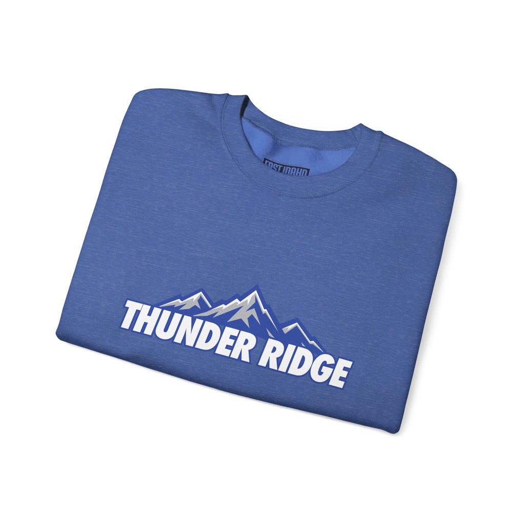 Thunder Ridge High School Titans Sweatshirt | mountain graphic, available in neons for theme nights