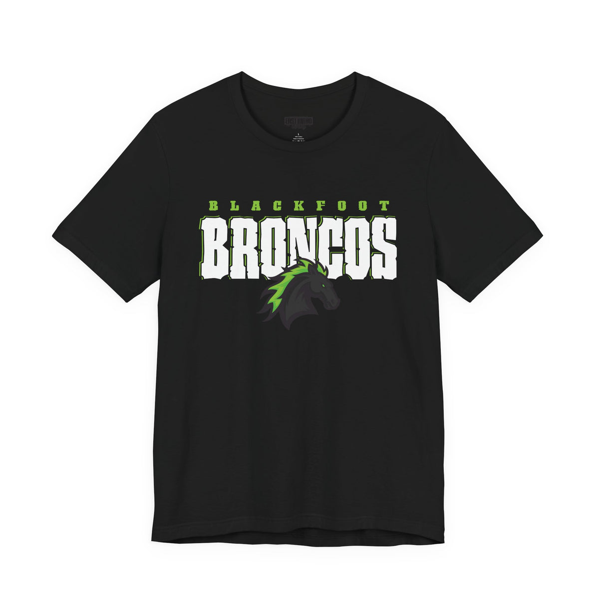 Blackfoot High School Broncos Tee | Big Word Shirt