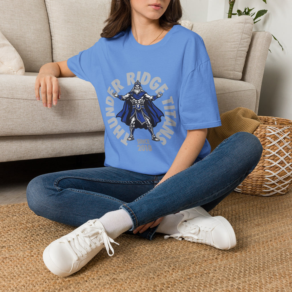 Thunder Ridge High School Titans T-Shirt | circular graphic
