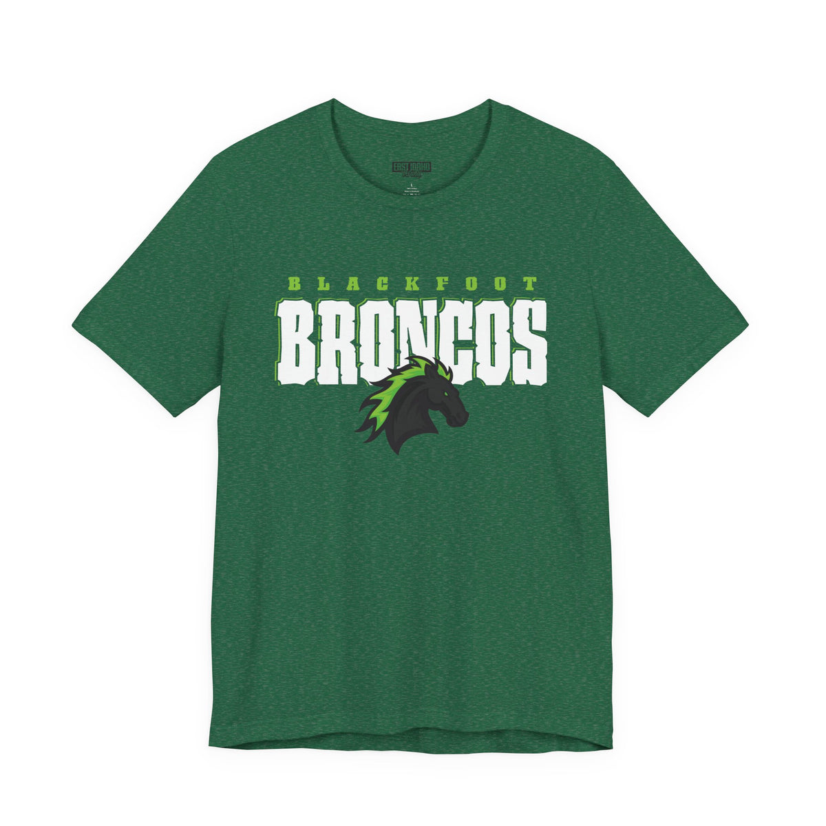 Blackfoot High School Broncos Tee | Big Word Shirt
