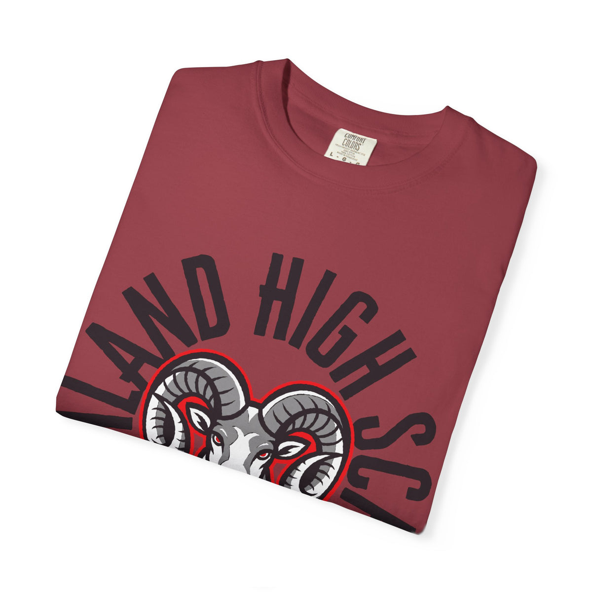 Highland High School Rams T-Shirt | circle tee