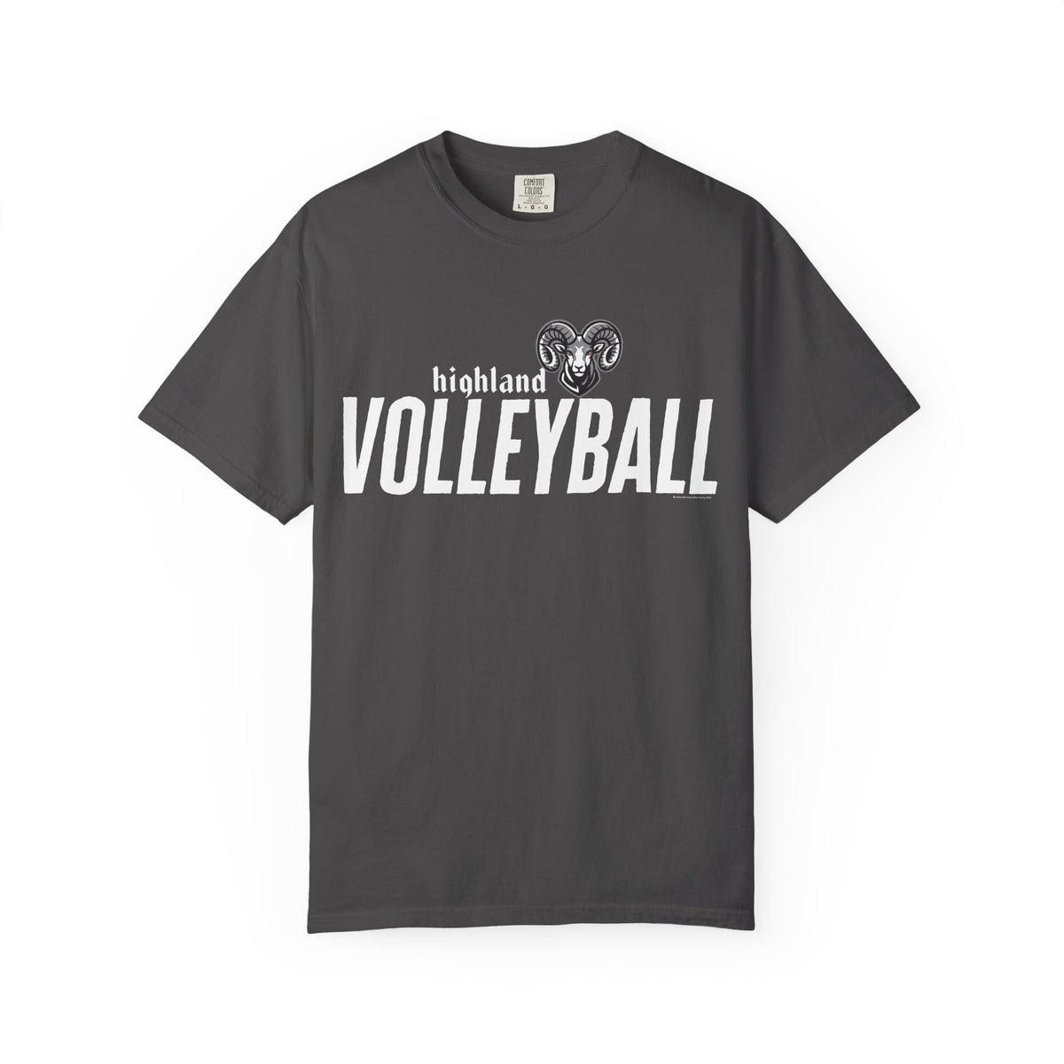 Highland High School Rams T-Shirt | volleyball tee