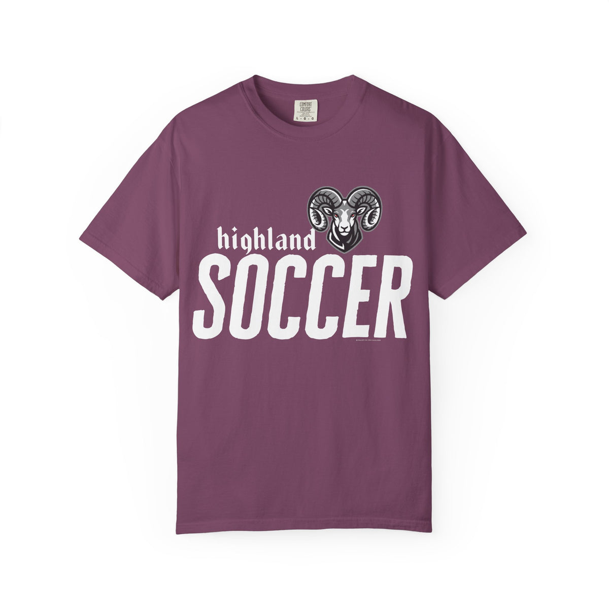 Highland High School Rams T-Shirt | soccer tee