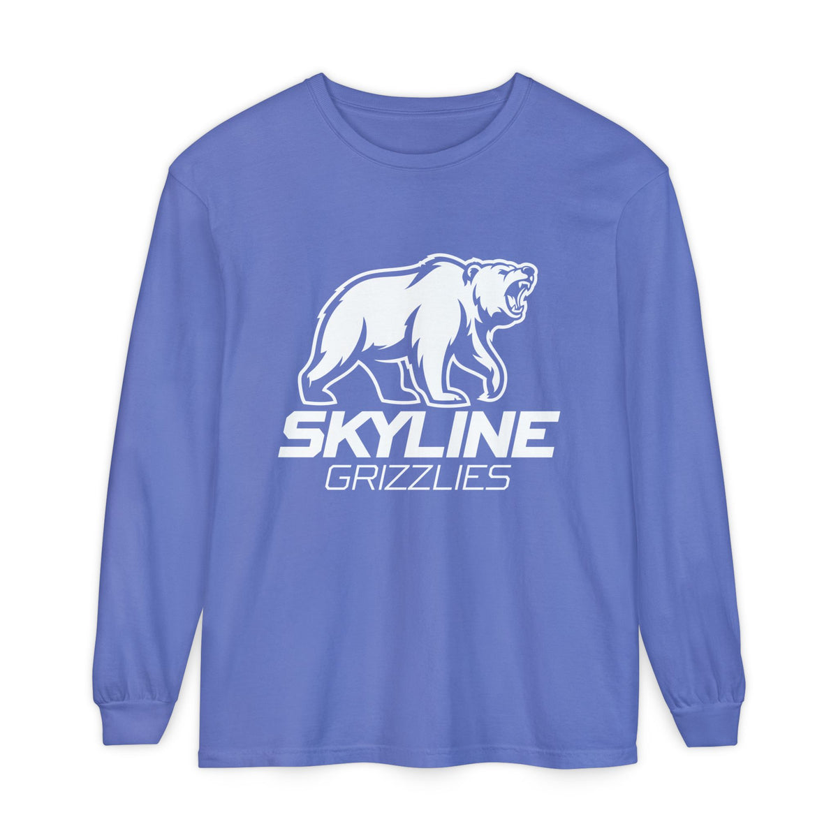 Skyline High School Grizzlies Long Sleeve T-Shirt | big bear graphic