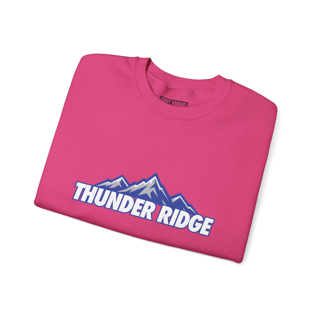 Thunder Ridge High School Titans Sweatshirt | mountain graphic, available in neons for theme nights