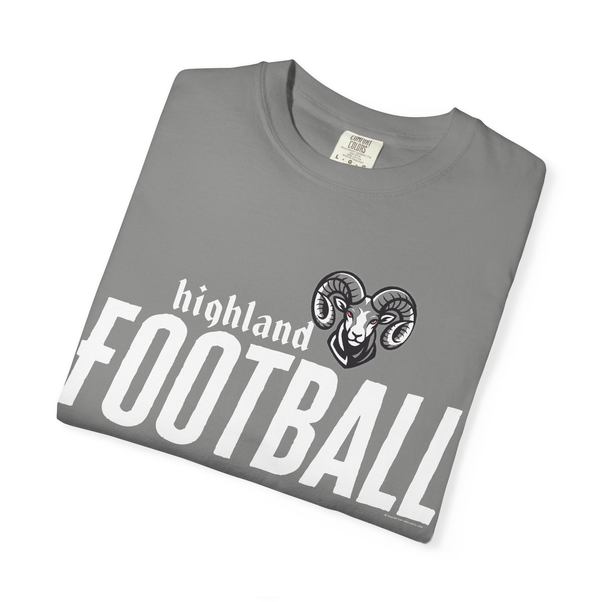Highland High School Rams T-Shirt | football tee