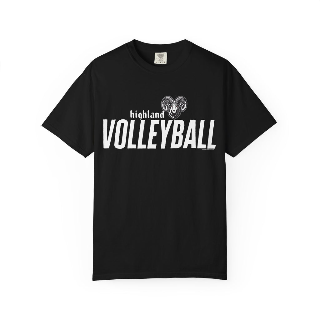 Highland High School Rams T-Shirt | volleyball tee