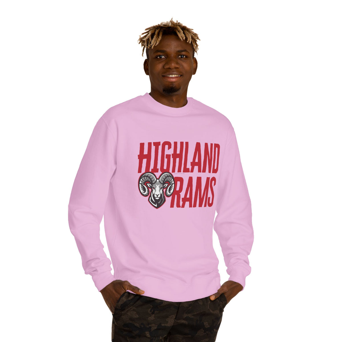 Highland High School Rams | Crew Neck Sweatshirt