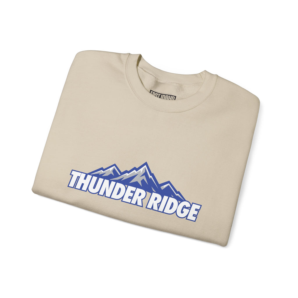 Thunder Ridge High School Titans Sweatshirt | mountain graphic, available in neons for theme nights