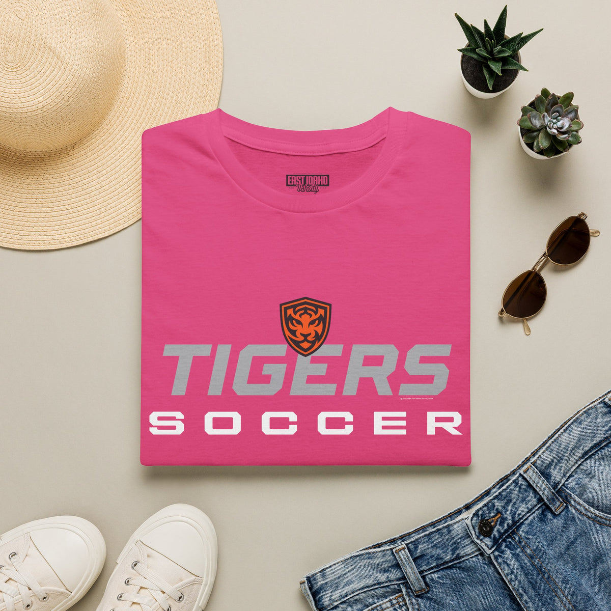 Idaho Falls High School Tigers T-Shirt | soccer graphic