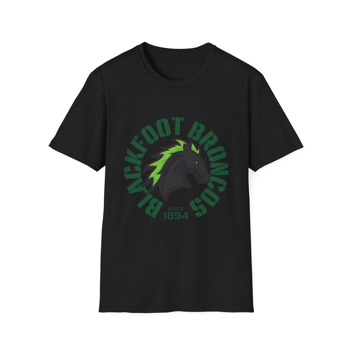 Blackfoot High School Broncos T-Shirt | Mascot Athletic Tee
