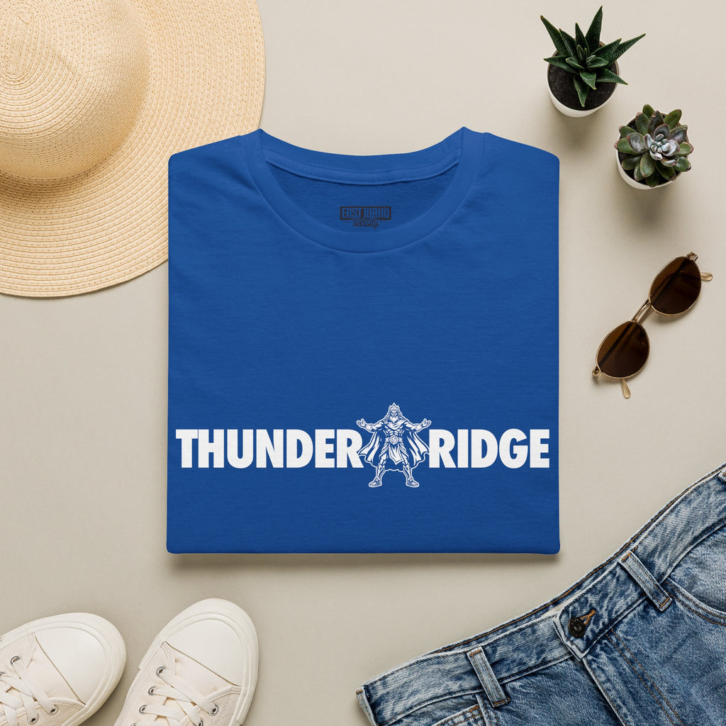 Thunder Ridge High School Titans T-Shirt | all white graphic
