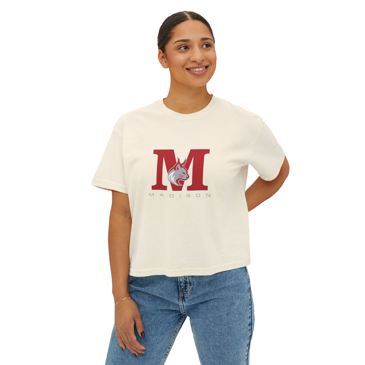 Madison High School Bobcats | Women's Boxy Tee