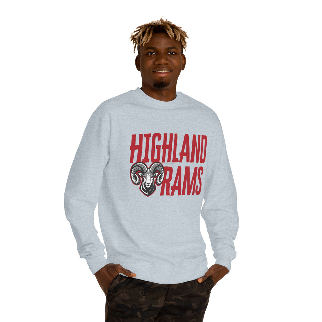 Highland High School Rams | Crew Neck Sweatshirt