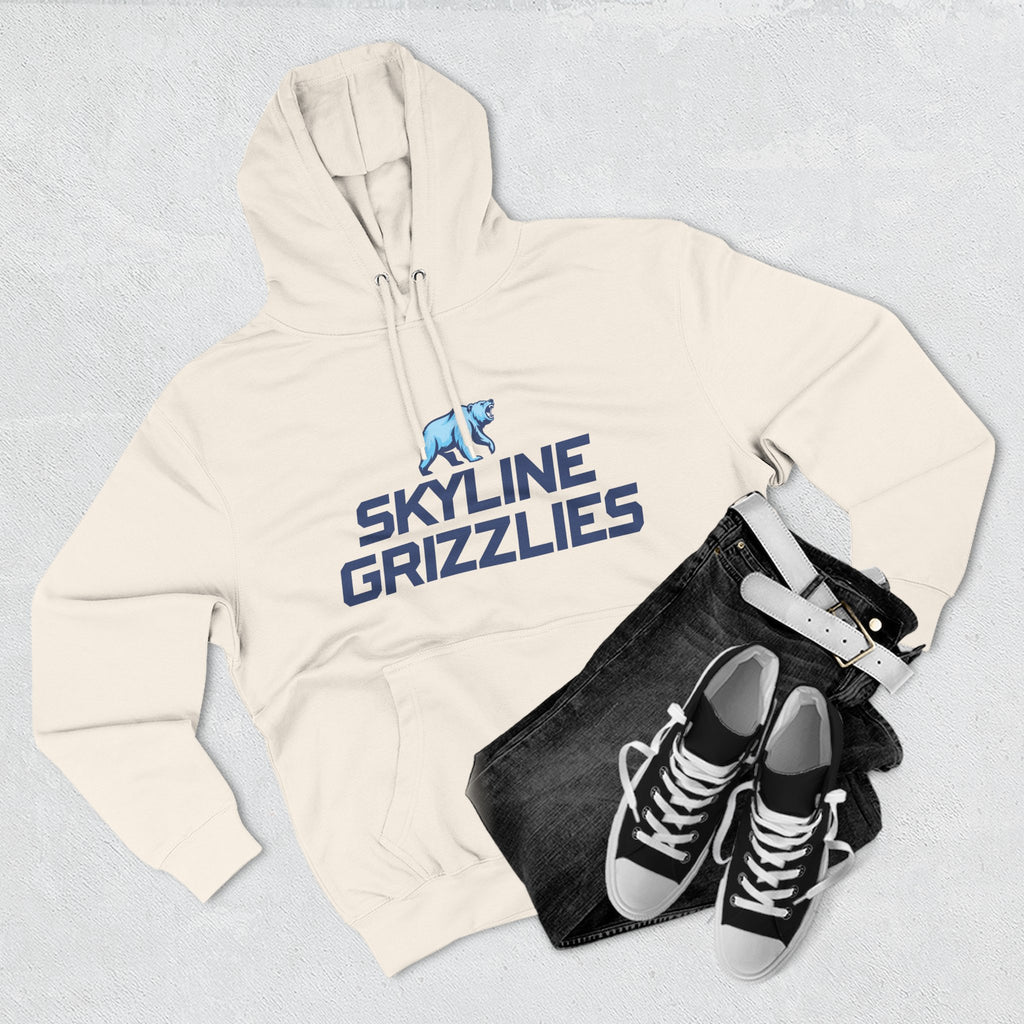 Skyline High School Grizzlies Logo Hoodie
