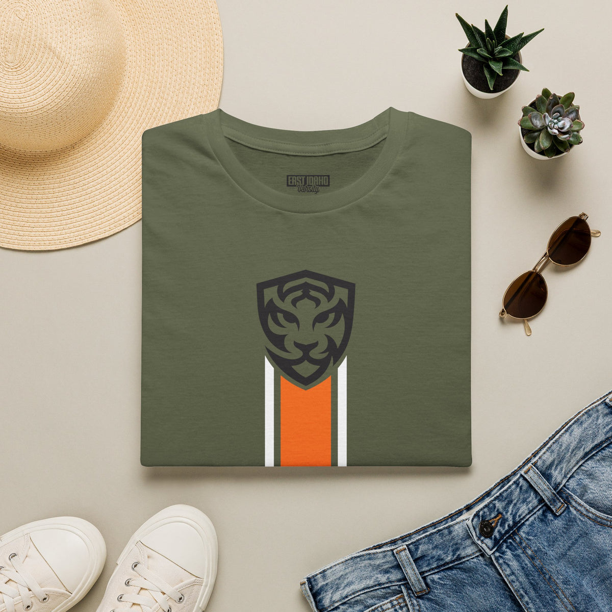 Idaho Falls High School Tigers T-Shirt | stripes graphic