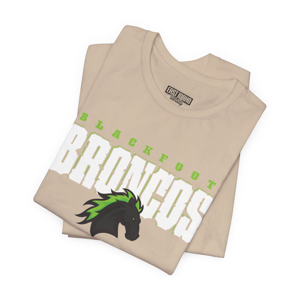 Blackfoot High School Broncos Tee | Big Word Shirt