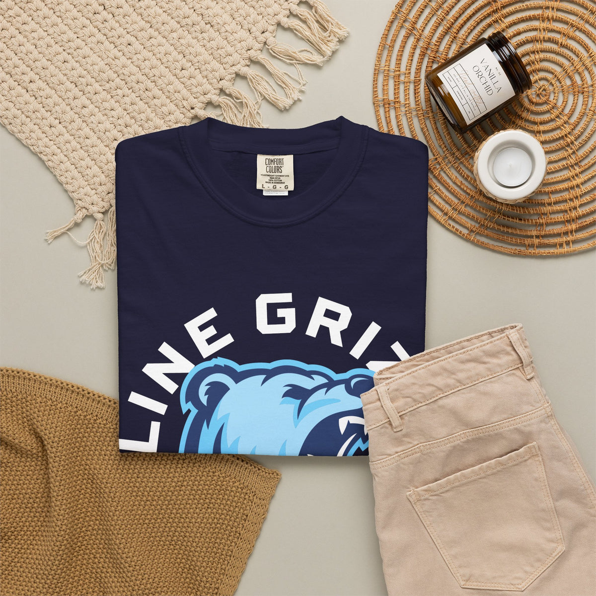 Skyline High School Grizzlies T-Shirt | circle tee