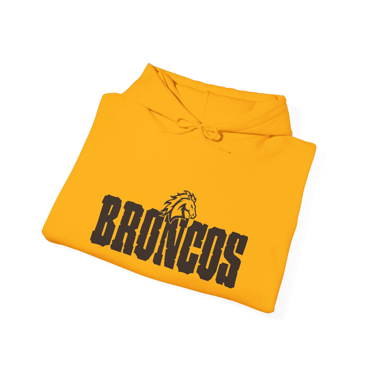 Blackfoot High School Broncos Hoodie | Minimal Graphic