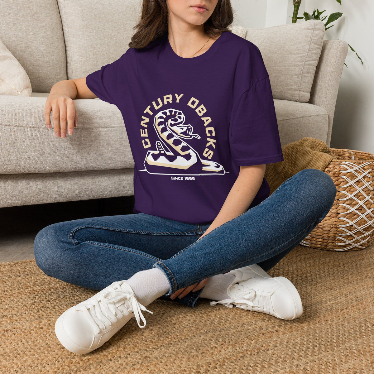 Century Diamondbacks T-Shirt | snake circle logo