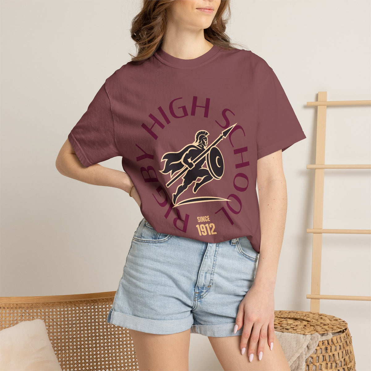 Rigby High School Trojans T-Shirt | circle tee