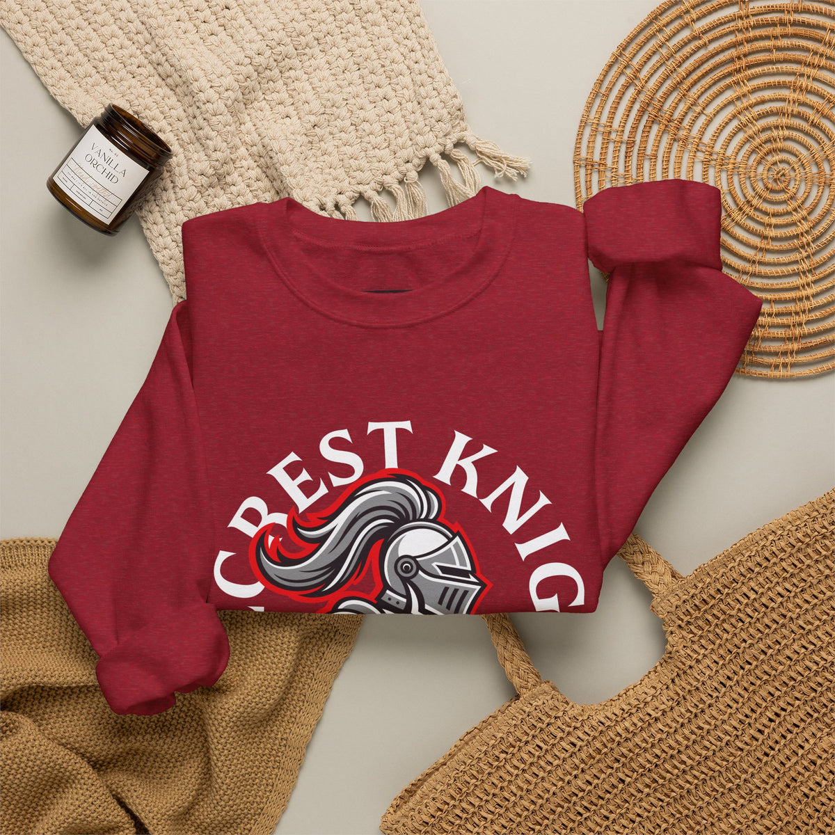 Hillcrest High School Knights Crewneck Sweatshirt