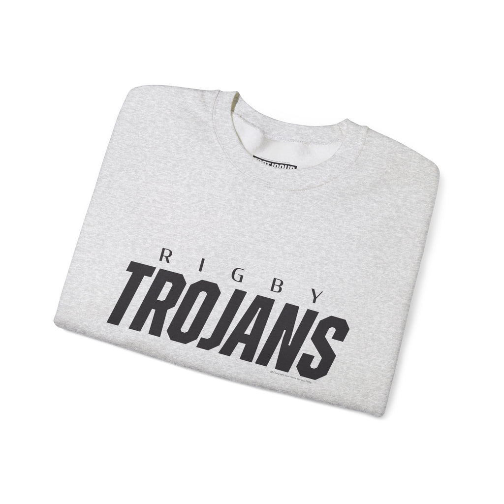 Rigby Trojans Crewneck Sweatshirt | School Spirit, in neon for theme nights