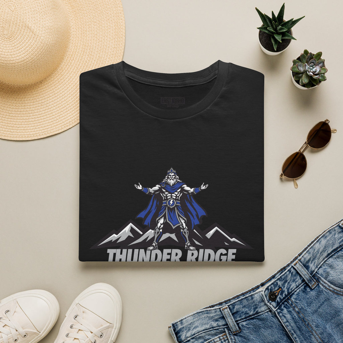 Thunder Ridge High School Titans T-Shirt | school name graphic 2