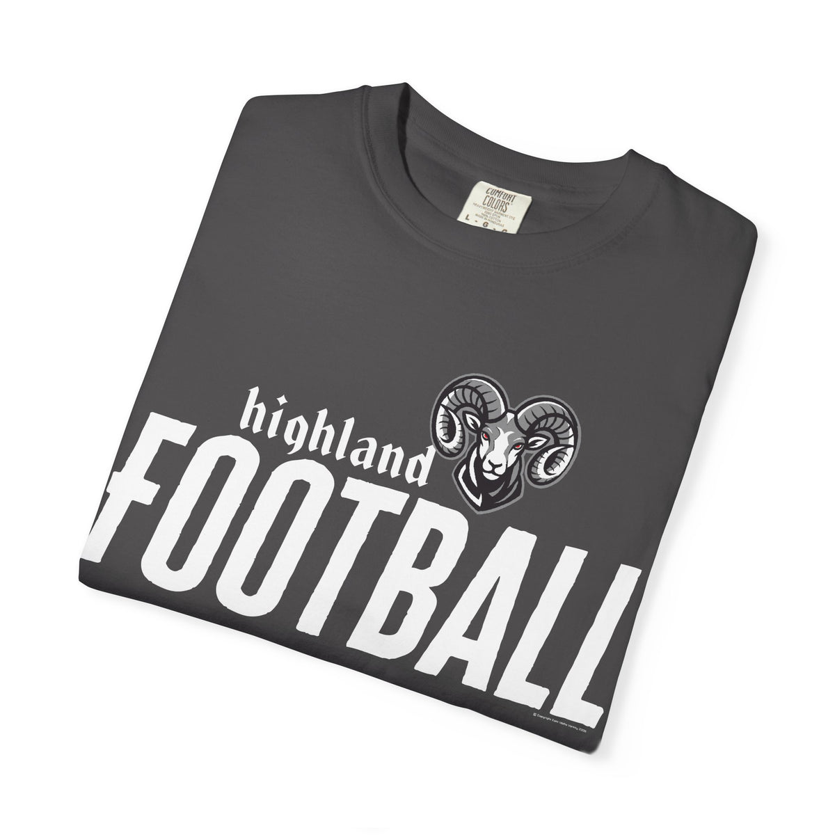 Highland High School Rams T-Shirt | football tee