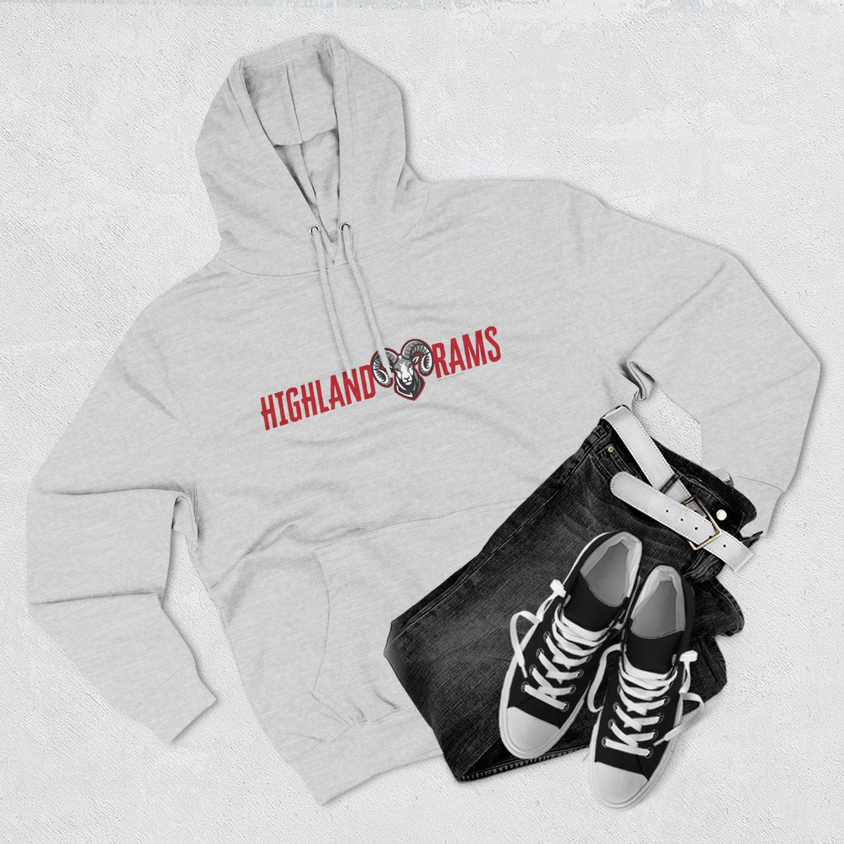 Highland High School Rams Hoodie