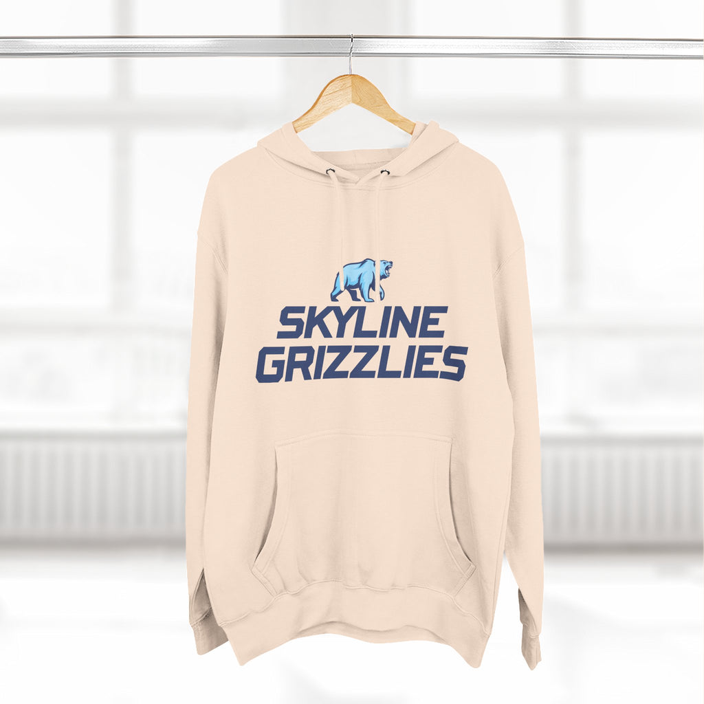 Skyline High School Grizzlies Logo Hoodie