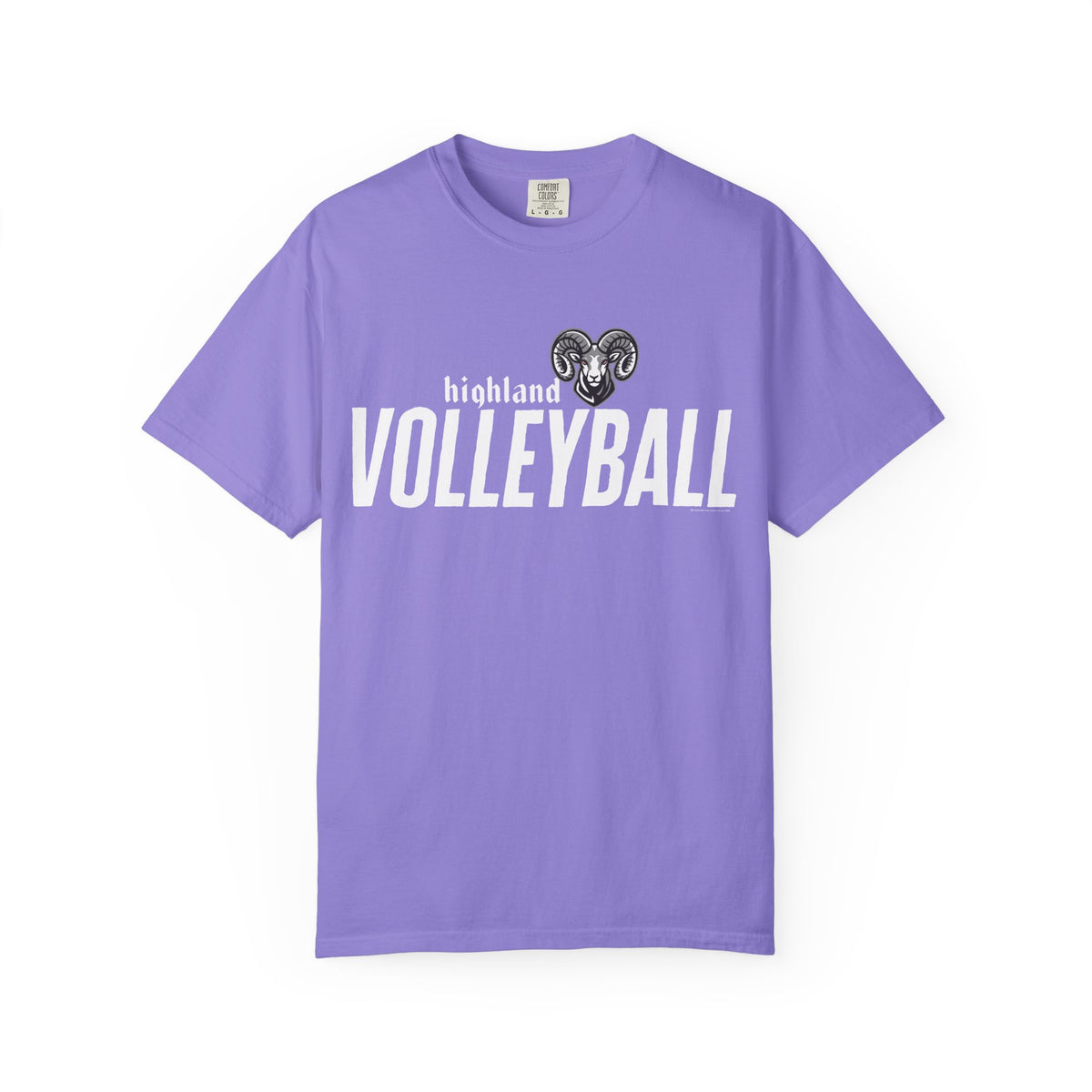 Highland High School Rams T-Shirt | volleyball tee